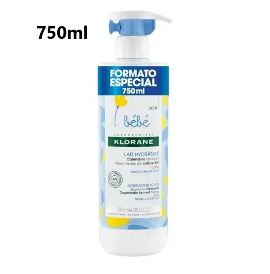 Klorane Bebe Baby Moisturizing Lotion 750ml / 25.3oz Exp 09/2026 - Image 1 of 3