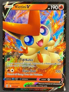 Pokémon Victini V 021/163 BST estilos de batalla casi nuevo - Imagen 1 de 2