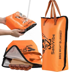 BBQ Meat Resting Blanket – Smoker Insulated Brisket Bag for Turkey, Pork Shou... - Foto 1 di 7