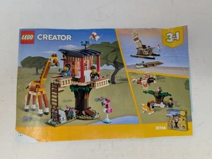 LEGO Creator- 3 in 1- Safari Wildlife Tree- Manual Only - 31116 - Picture 1 of 1