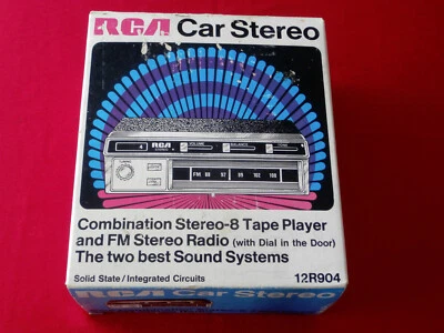 RCA 8 TRACK CAR STEREO~AND FM RADIO ~ IN THE BOX~RARE ~COLLECTABLES~8 TRACK - Image 1 of 4