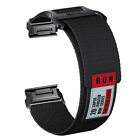 Quickfit Nylon Strap Watch Band For Garmin Fenix 7 7X 6 6X Pro 5 5X Quatix 5 6 7