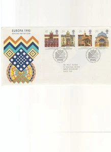 British First Day Cover Europa 6/3/1990 - Historic Buildings - Edinburgh - Picture 1 of 1