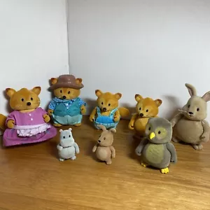 Lil' Woodzeez Tippytail Fox Family Dad Mom Son + FRIENDS - Imagen 1 de 12