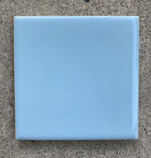 Vintage American Olean 4.25” Pastel Blue Glossy Ceramic Tile *Reclaimed