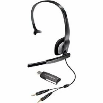 Cuffie Mono Plantronics .Audio 310-USB Nere Entry Level Per Lavorare Da Casa - Immagine 1 di 2