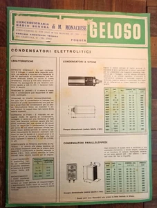 Vintage Années 60 R @ Ro Catalogue GELOSO-12997 - Imagen 1 de 2