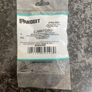 Módulo conector Panduit CJ688TGBU Mini-Com TX6 Plus, azul - Imagen 1 de 2