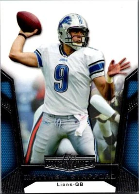2010 Topps Unrivaled Matthew Stafford Detroit Lions #3 - Image 1 of 2