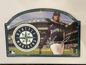 Griffey Jr 2010 Wincraft 17” X 11” Mariners Sign Factory Wrapped Man Cave! - Picture 1 of 2
