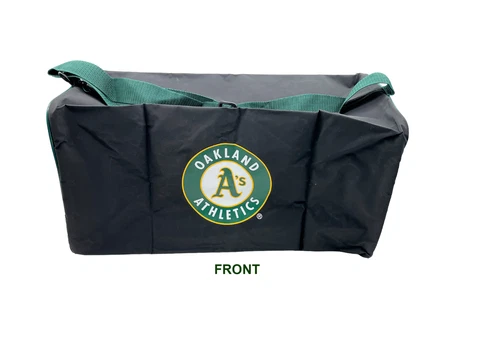 Oakland A’s Athletics MLB Logo Double Sided,  Duffle Bag  20”x10”  Rare HTF Cover