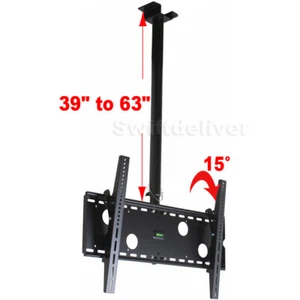 TV Ceiling Mount for most LG Samsung 40 42 46 47 48 50 55 60 65 LED UHD Tilt W1K - Picture 1 of 5