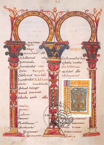 Maximum Card FDC LIECHTENSTEIN the Gospels 1996 December MK 146 n3 - Picture 1 of 2