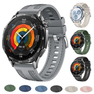 Correa de silicona y nylon para Huawei Watch GT 5/GT 2/GT 3/GT4 46mm GT 5 3 2 Pro - Imagen 1 de 14