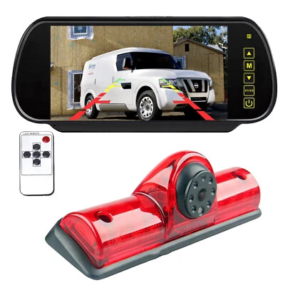 Third Brake Light Backup Camera for Nissan NV 1500 2500 3500 2012-2020 W/Monitor - Image 1 of 4