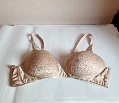 Warner's Back to Smooth Tan Adjustable Straps Wire Free T-Shirt Bra Size 40E — 第 1/4 张图片