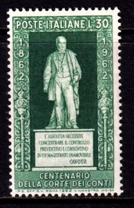 Italy 1962 Count Camillo - Court of Accounts Centenary Mint MNH SC 868 - Picture 1 of 1