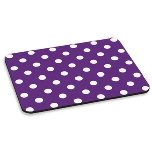 POLKA DOT PURPLE PATTERN PC COMPUTER MOUSE MAT PAD - Cute Print - Picture 1 of 1