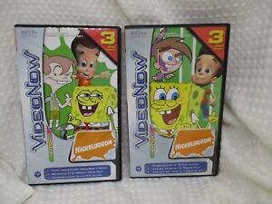 VideoNow Color Nickelodeon Spongebob Jimmy Neutron Chalk Zone...6 PVD Discs