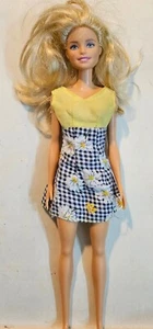 1990s Fashion Fun Pak Barbie Doll Flower Dress On 2015 Fashionistas C349G - Bild 1 von 8