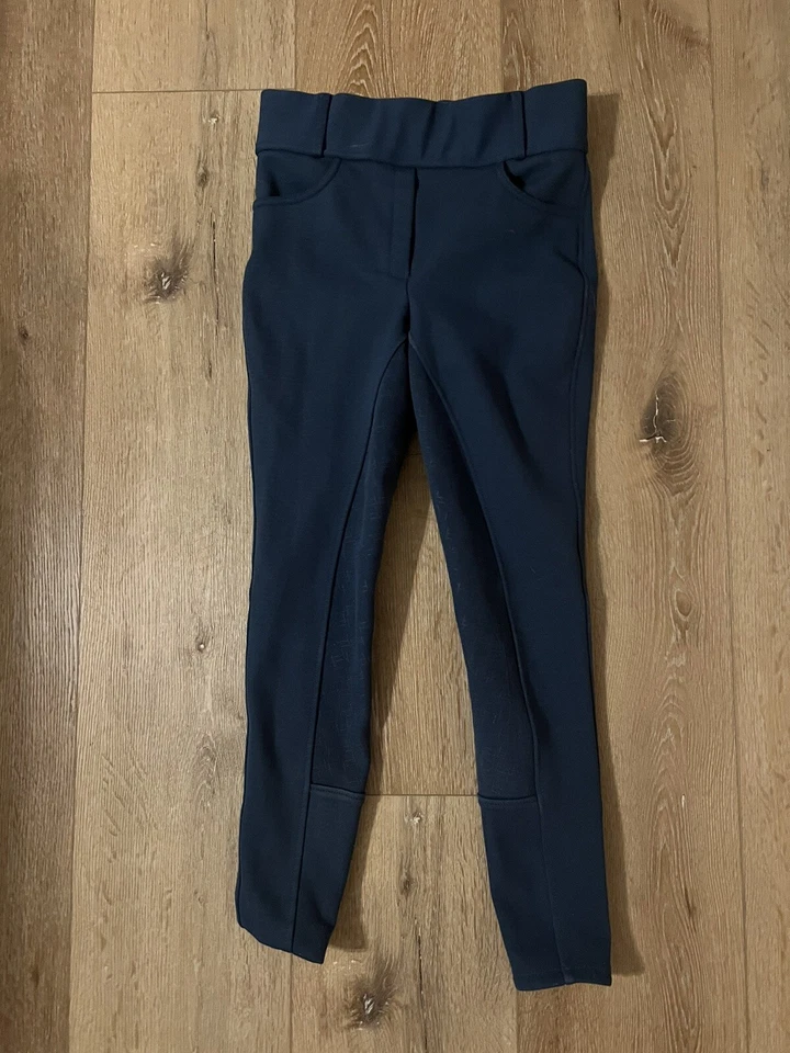 Horze Full Seat Breeches Womens 26 Blue Equestrian Riding Stretch - Image 1 of 3