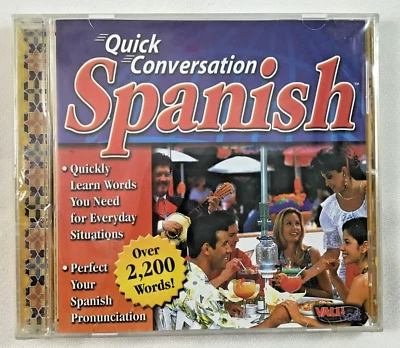 Quick Conversation Spanish CD-Rom Windows 95/98/ME/XP 2002 - Image 1 of 2