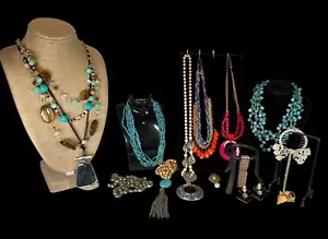 Estate Jewelry Lot Vintage To Now 16 Pieces All Good Wear - Picture 1 of 9
