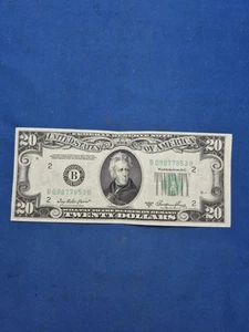 Series 1950 A $20 Federal Reserve Note US Twenty Dollar Bill - Picture 1 of 15