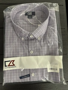 cutter and buck XL button up shirt Men’s Purple Cutter & Buck New - Picture 1 of 2