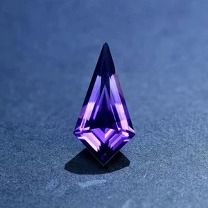 Natural Unique 9.5 Ct Kite Cut Amethyst Purple Crystal Loose Gemstone - Picture 1 of 4