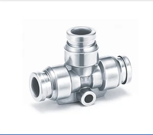 SMC KQG2T16-00 16MM PUSH FIT T-STÜCK EDELSTAHL 316 ORIGINAL SMC *AUSVERKAUF* - Bild 1 von 3