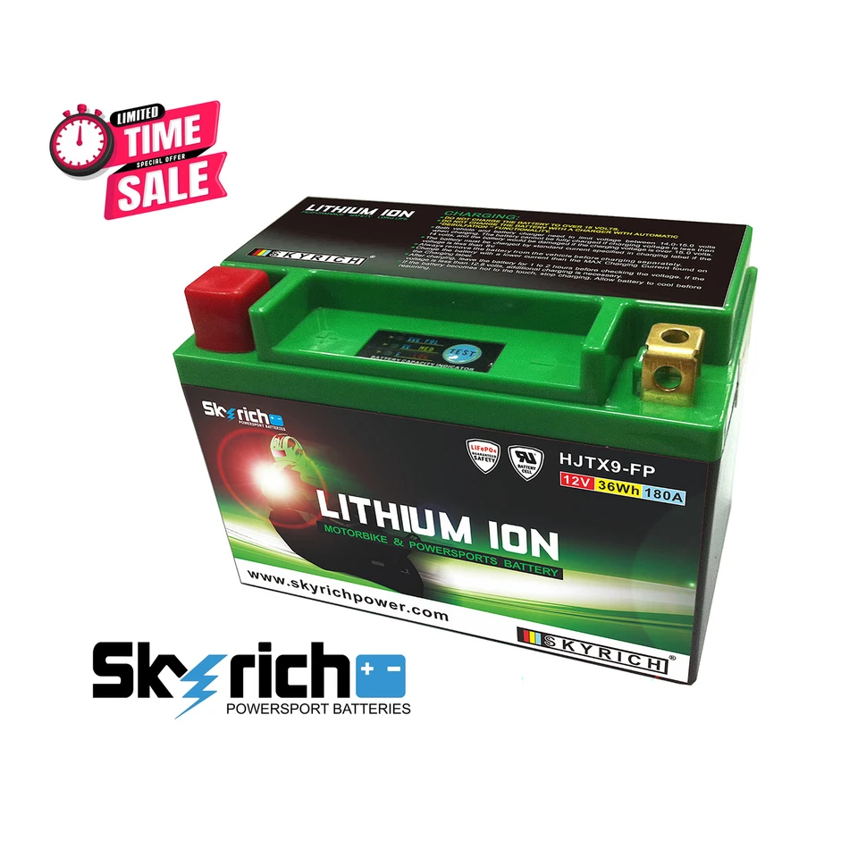 Skyrich Lithium Ion Battery fits Honda VTR 1000 SP2 2002-2005 LIGHTWEIGHT - Image 1 of 4