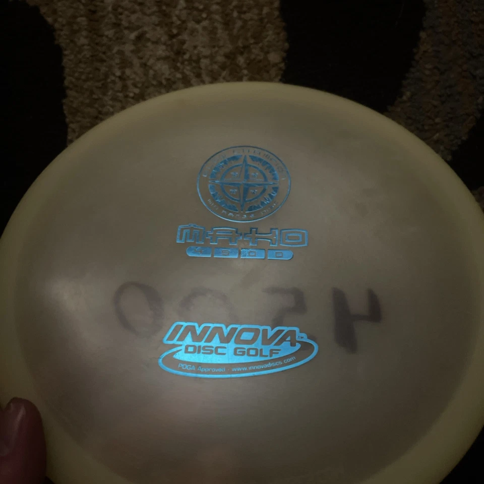 Innova Glow Champion Mako 165g Old Run Star Stamp Penned San Marino 8.5/10 Ink - Image 1 of 4