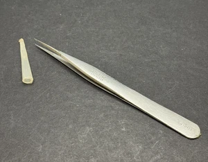 Vintage #3 PEER EDELSTAHL Schweizer Pinzette 46-203 Uhrmacherei Nähen Schmuckherstellung 5" - Bild 1 von 9