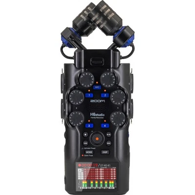 Zoom H6studio 6-Track Handy Recorder with 32-Bit Float Recording - Image 1 of 4