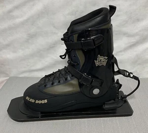 Patines de nieve para perros trineo negros con bases talla 11 - Imagen 1 de 16