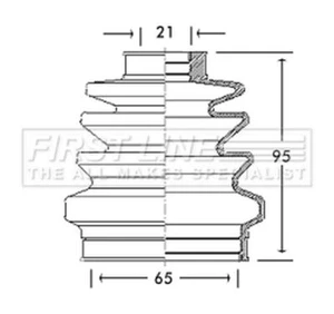 CV Bota Gaiter Interior PARA FORD ESCORT 130bhp VII 1.8 CHOICE2/2 95->99 TODO RQB FL - Imagen 1 de 1