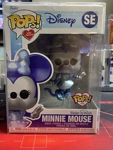 NEW Funko Pop! Minnie Mouse Blue Metallic Make-A-Wish with Purpose IN STOCK Pop - Picture 1 of 4