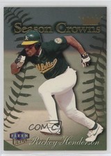 1999 Fleer Ultra Season Crowns Rickey Henderson #223 HOF