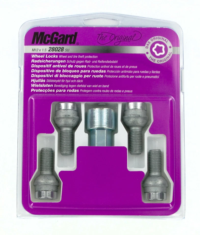 Bolts Spherical,Set 4 Pcs - Original - E020 Inc Mcgard Lock Skoda Favorit LX / - Image 1 of 1
