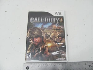 Call of Duty 3 Nintendo Wii Case and Game - Picture 1 of 8