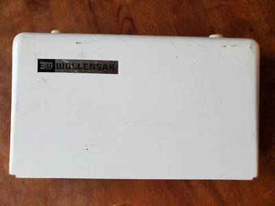 Cubierta y cable de audio vintage para grabadora de cinta Wollensak Foto 1 de 4