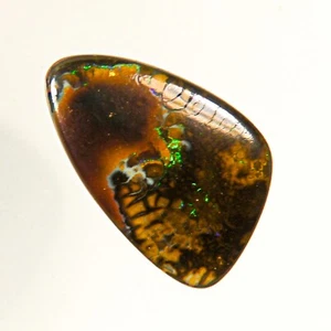 13.2c LUCKY AUSSIE BOULDER OPAL GEMSTONE POLISHED CABOCHON UNSET OCA18259 - Picture 1 of 6