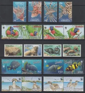 VANUATU 1988/2011 WWF & WILDLIFE SETS (x5) MNH (ID:245/D65182) - Picture 1 of 1