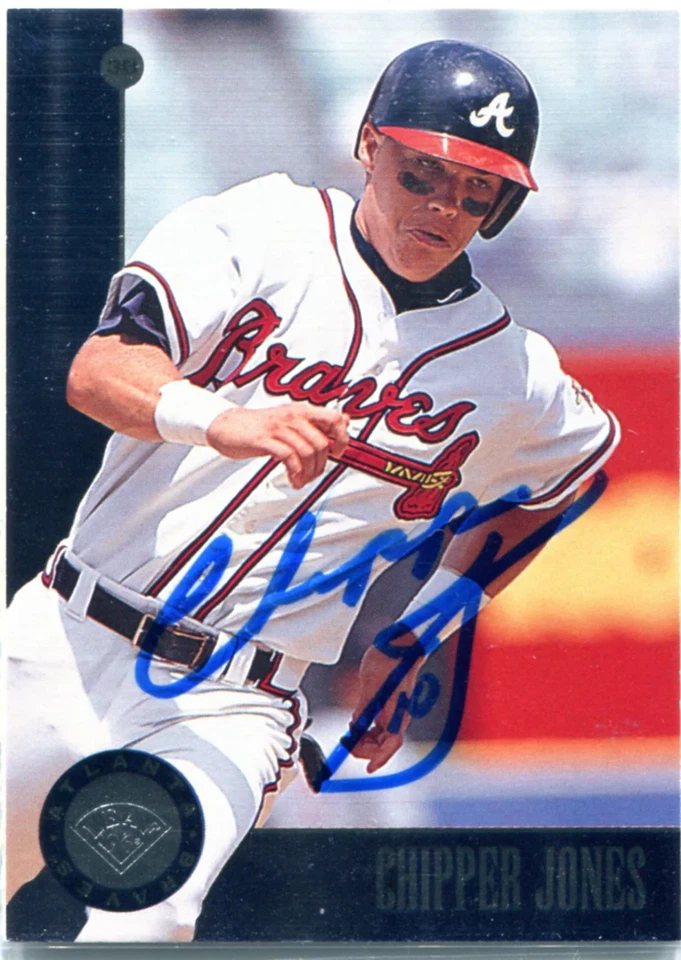 Chipper Jones 1996 Donruss Autographed Card - Image 1 of 1