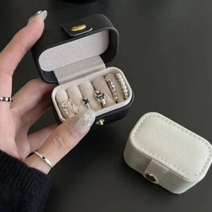 Ringschachtel Ringbox Ringetui Ringschatulle PU Valentinstag Geschenk Antrag - Bild 1 von 27