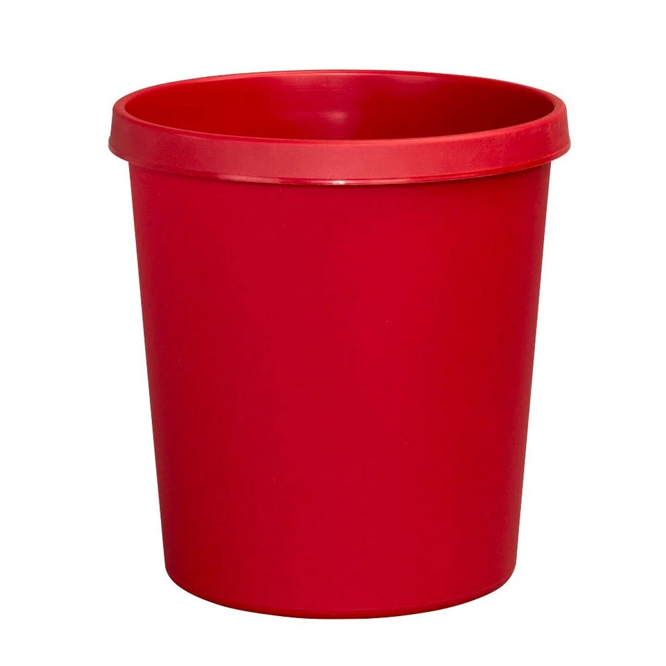 helit Papierkorb 18l ROT Abfallkorb Mülleimer Abfalleimer Abfallbehälter