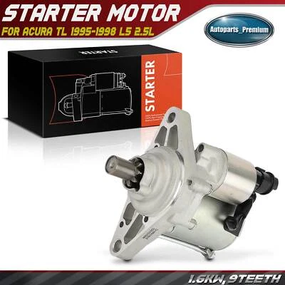 1xStarter Motor for Acura TL 1995-1998 L5 2.5L 1.6KW 12V Counterclockwise 9Teeth - Image 1 of 4