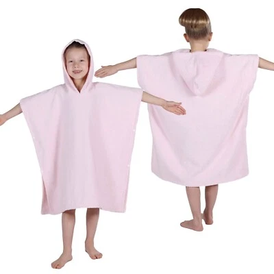 Lyron Algodón Terry Unisex Niños Toalla de Baño con Capucha Poncho Bata para Niños y Niñas Foto 1 de 2
