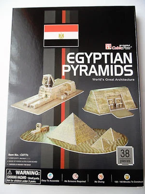 3D Puzzle Ägypten Pyramide Egypt Pyramids Cubic Fun Sphinx Abu Simbel Egyptian